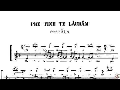 Pre TIne Te lăudăm glas 5 după Anton Pann, Cântările Sfintei Liturghii