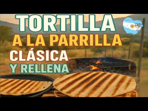 TORTILLA A LA PARRILLA TRADICIONAL | & RELLENA 🤤