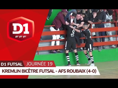 J19 : Kremlin Bicêtre Futsal - AFS Roubaix (4-0)