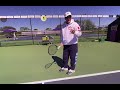 Understanding the correct position on the pinpoint serve by Rick Macci