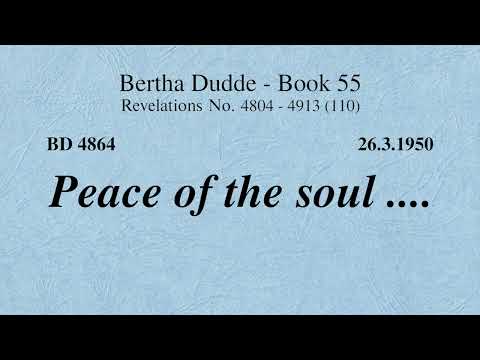 BD 4864 - PEACE OF THE SOUL ....