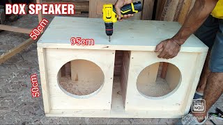 Download lagu Cara membuat box speaker subwoofer 12 inchi | DIY wood speaker | Woodworking | Nina Taristiana mp3