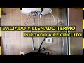 How To EMPTY An ELECTRIC WATER HEATER Fill And PURGE The AIR From The Circuit