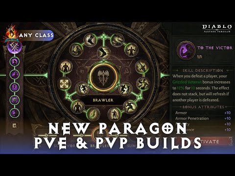 Diablo Immortal - New Paragon PVE & PVP Builds For Any Class