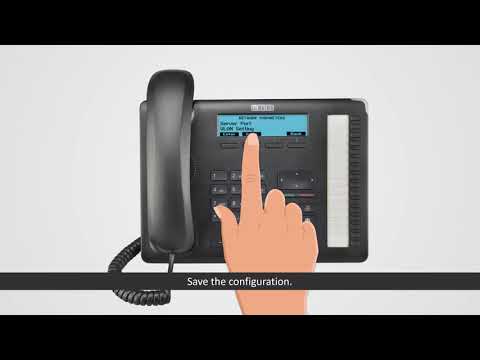 Black plastic matrix operator phone eon 510 for office