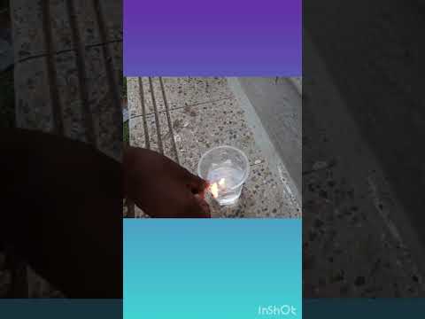 Plastic cup with water 😜 EXPERIMENT #trending #shorts