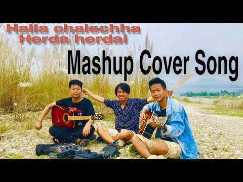 Raju Lama  Mashup songs (Parkhaima ,Timilai Dekhera ,Halla chalechha and Herda Herdai)