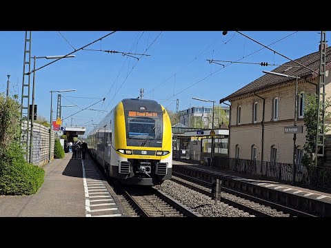 Züge auf der Rheintalbahn in Bad Krozingen Deutschland🇩🇪Trains in Bad Krozingen Germany🇩🇪