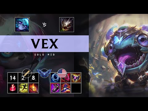 Vex Mid vs Kog'Maw: Triple Kill, Legendary - NA Diamond Patch 25.S1.1