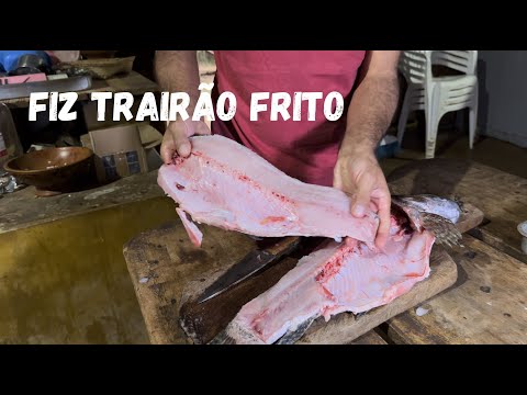 FILÉ DE TRAIRÃO FRITO NO CAPRICHO