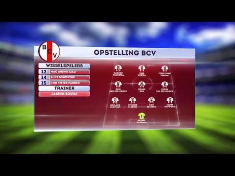 Opstelling BCV tegen SC Joure