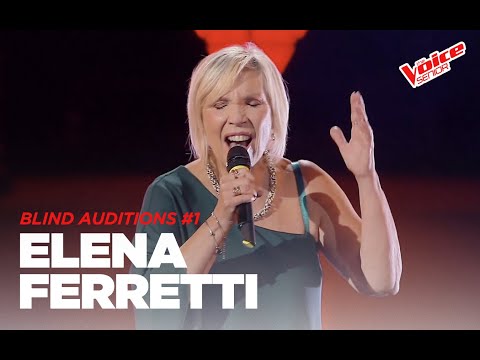 Elena Ferretti  "Ti sento" - Blind Auditions #1 - The Voice Senior