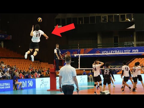 THESE Volleyball Players are MONSTERS of the Vertical Jump !!!