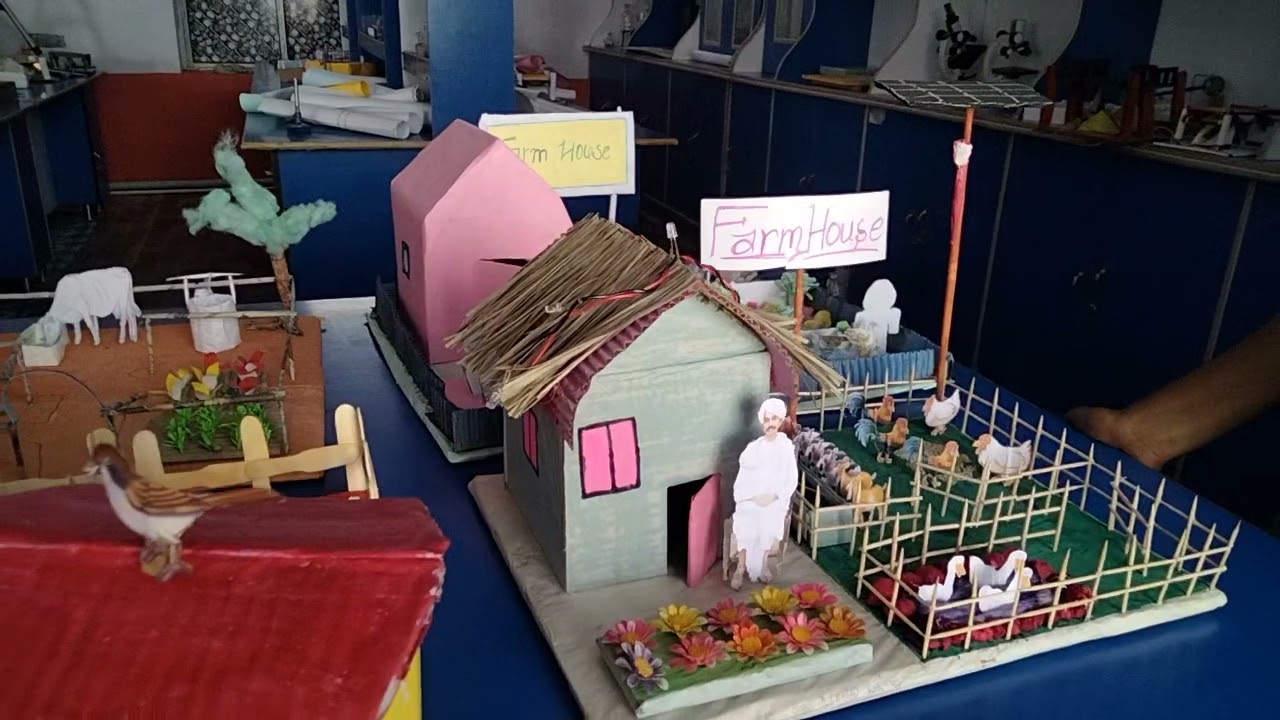 Explanation of farmhouse | summer vacation project work