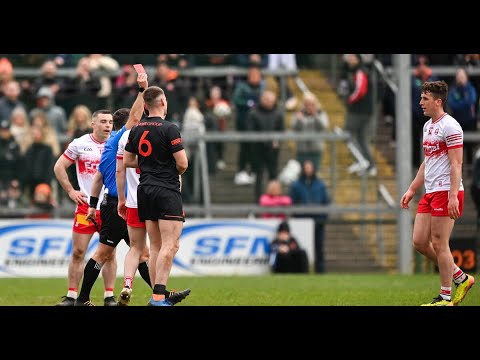 VIDEO: Rule tweak made Shane McGuigan red card 'a massive learning experience' for Derry