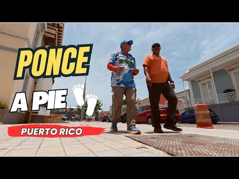 I walked through Ponce's urban center | Puerto Rico 4K