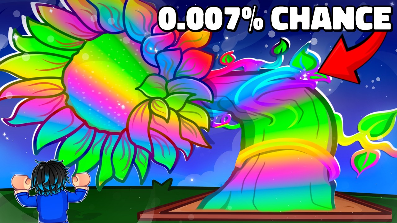 I Grew the RAREST SUNFLOWER in the World (0.007% Rainbow Chance)