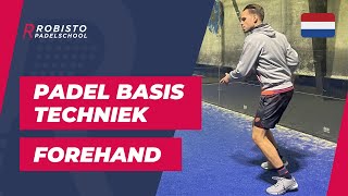 Padel backhand