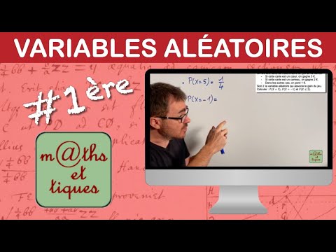 Calculer une probabilité avec une variable aléatoire (1) - Première