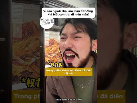 Vì sao người cha làm loạn ở trường khi biết con trai đi hiến máu?#giaitri #lifetips