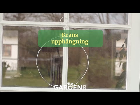 Kransupphängning - Trädgårdshacks med GardenR