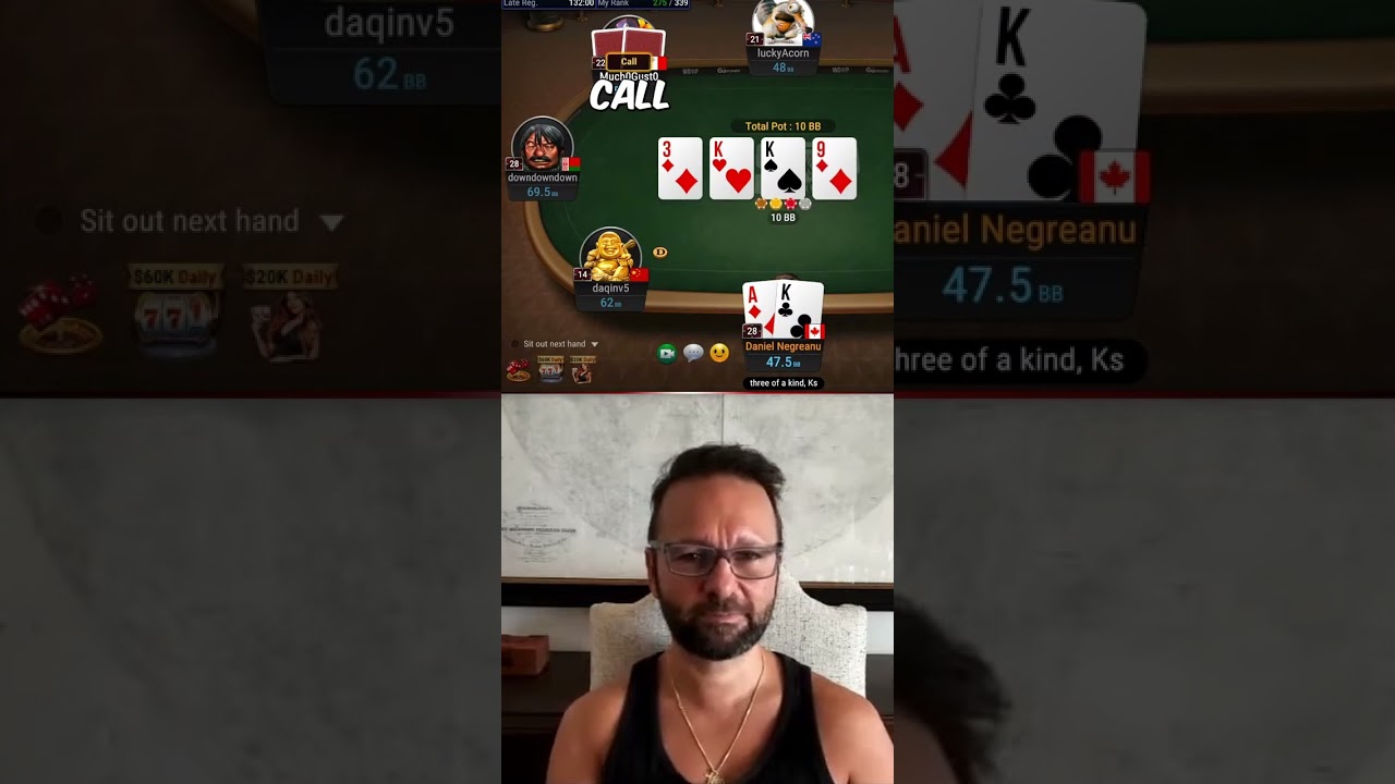 Daniel Negreanu is Shocked