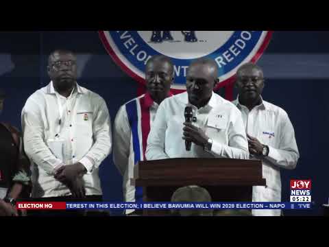 Today is not just a day of victory, but a day of responsibility and great unity - John Boadu.