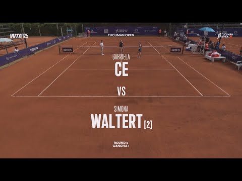 (LL) Gabriela Ce (BRA) vs  (2) Simona Waltert (SUI) - Game, Set, Match