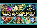 MY 2024 SHINY LUCK WAS INSANE 187 Full Odds Shiny Compilation