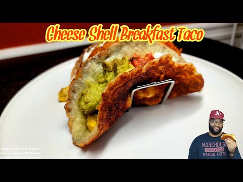 Cheese Crusted Breakfast Tacos | Keto | Low Carb | Cooking With Thatown2