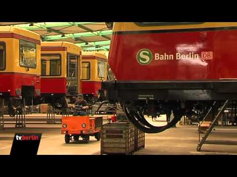 Vorbereitungen für den Tag der offenen Tore bei der Berliner S-Bahn