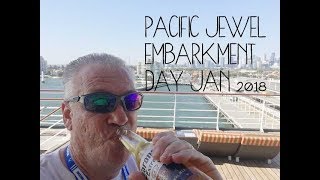 P&O Pacific Jewel From Melbourne Embarkment Day