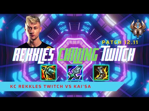 REKKLES CHILLING TWITCH! - KC Rekkles Plays Twitch AD Carry vs Kai'Sa! | LoL Patch 12.11