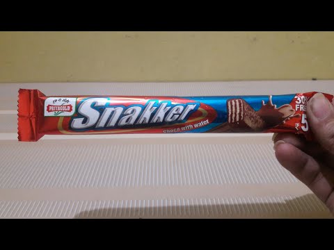 Priyagold Snakker Chocolate Wafer प्रियागोल्ड चॉकलेट ₹5 Unwrapped #priyagold #munch #chocolate