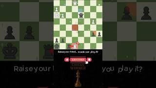 Who Thinks This Is a Blunder? ♟️🤔🔥 | Chess Winner #chess #shorts #checkmate #brilliant
