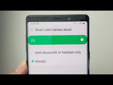 Read caller name on Samsung phone
