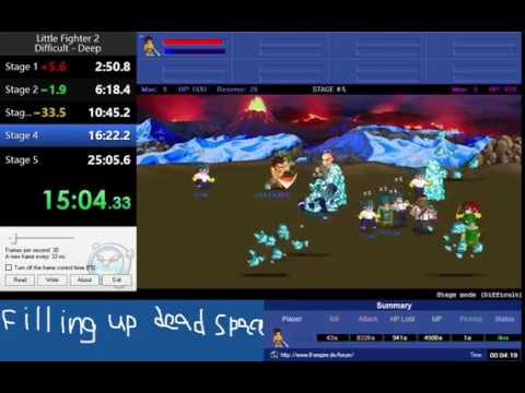 Little Fighter 2 - Difficult/Deep Speedrun [IGT 24:36/RTA 24:30]