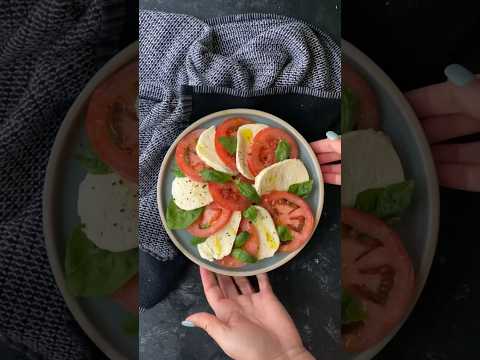 Caprese Salad. Simple Ingredients. Quick To Make. Delicious flavours.