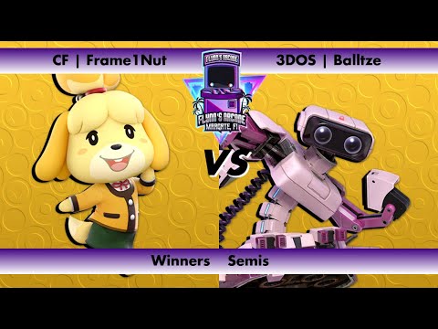 Flynn's Arcade 049 Winners Semis - CF | Frame1Nut! (Isabelle) Vs 3DOS |  Balltze (ROB) SSBU Ultimate