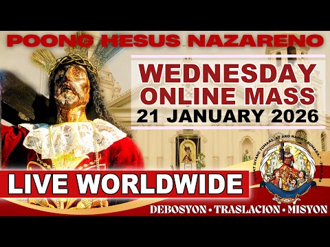 QUIAPO CHURCH LIVE MASS TODAY · 21 JANUARY 2026 · Wednesday (HEALING MASS)