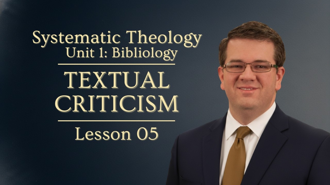 Adult Bible Class  |  Lesson 005  |  Textual Criticism