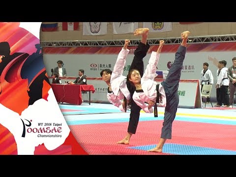 Recognized Poomsae Pair Under 30 Final, KOR vs THA