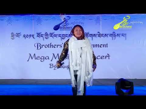 Tibetan musical concert 2015 @ Bylakuppe(Tenzin Dolma) bollywood hindi mashup cover song