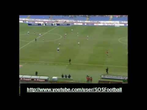AS Roma 3 - 0 Genoa Highlights 17/01/2010