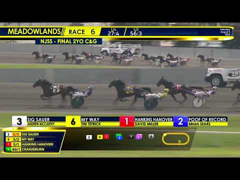 August 5, 2023 - NJSS Final 2 Year Old Colt and Gelding Trot - Race 6