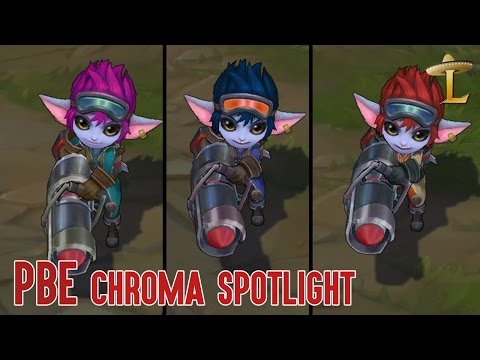 ROCKET GIRL TRISTANA PUNK CHROMA - NEW CHROMA | LUSOR SKIN SPOTLIGHT (PBE)