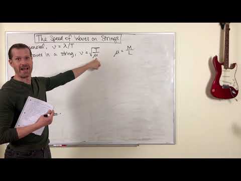 The Speed of Waves on Strings