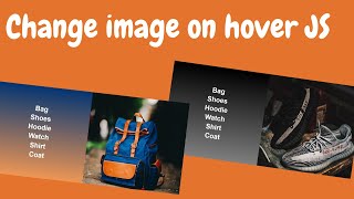 JavaScript Changing images on hover || Change Image SRC on mouseenter Using Html CSS And Javascript