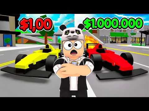 1 Dolar vs 1 Milyon Dolarlık FORMULA 1 Yarış Medeniyetine Katıldım! - Roblox Brookhaven