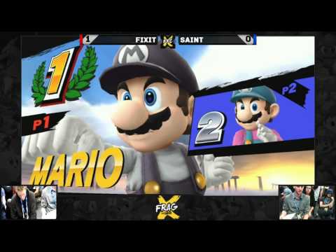 [FFC 10][Smash 4 Singles] FiXiT (Black Mario) vs Saint (Blue Mario)